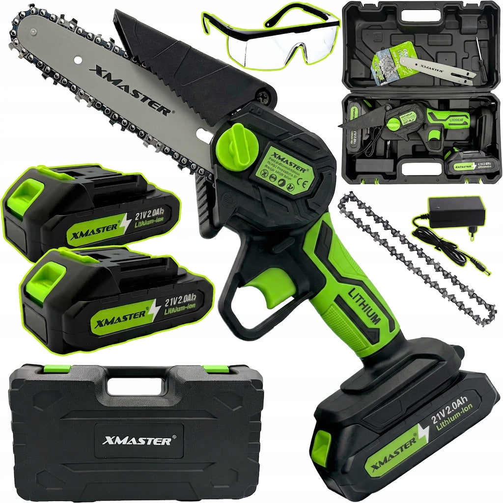 CORDLESS CHAINSAW MINI BRANCH SAW 2xAKU LARGE SET