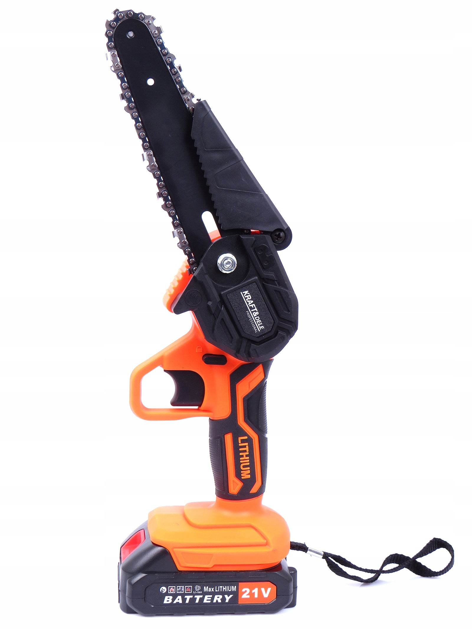 CORDLESS CHAINSAW MINI POWERFUL WOOD SAW 2X BATTERIES Power supply battery operated
