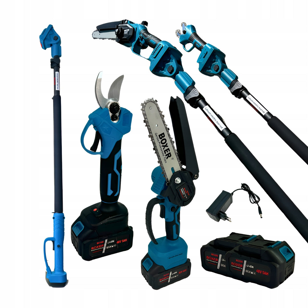 CORDLESS CHAINSAW TELESCOPIC SHEAR BOOM