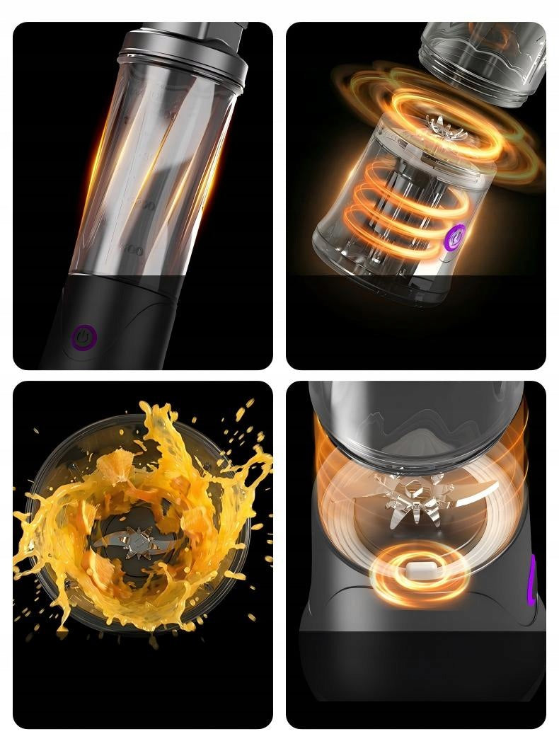 CORDLESS CUP BLENDER 0,45L,22-BLADE, PORTABLE DESIGN Manufacturer code 5059653007145
