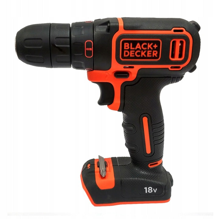 CORDLESS DRILL 30NM 18V 2*1.5AH BDCDC18B BLACK+DECKER Packaging status original