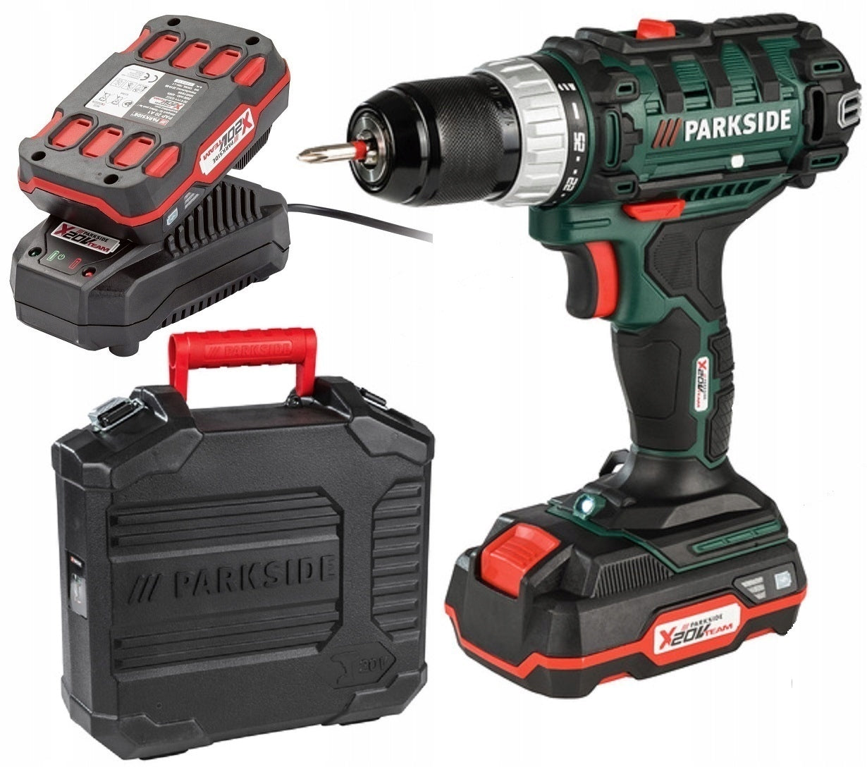 CORDLESS DRILL/DRIVER PARKSIDE +FREEBIE