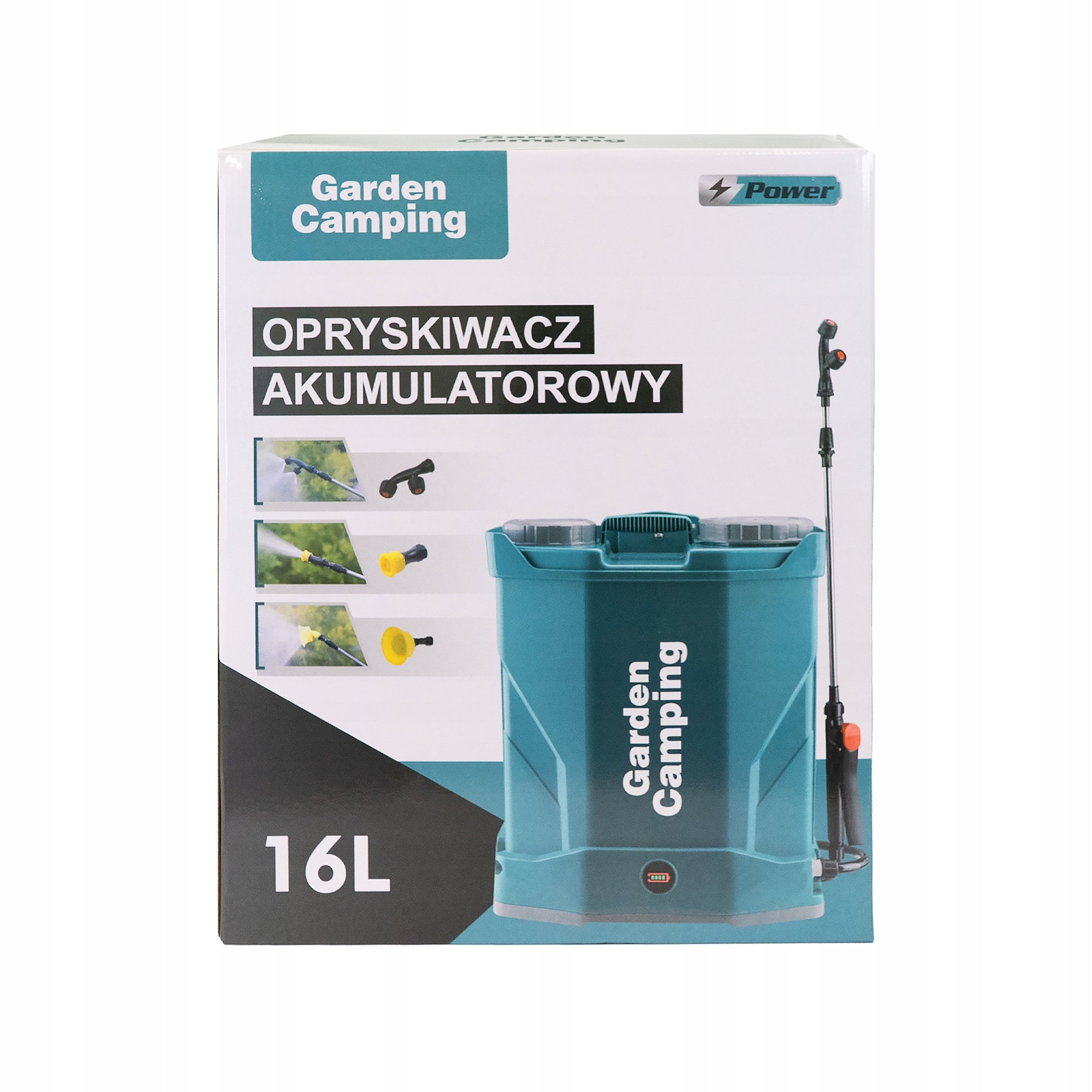 CORDLESS ELECTRIC BACKPACK SPRAYER Garden 16L GARDENCAMPING Packaging status original