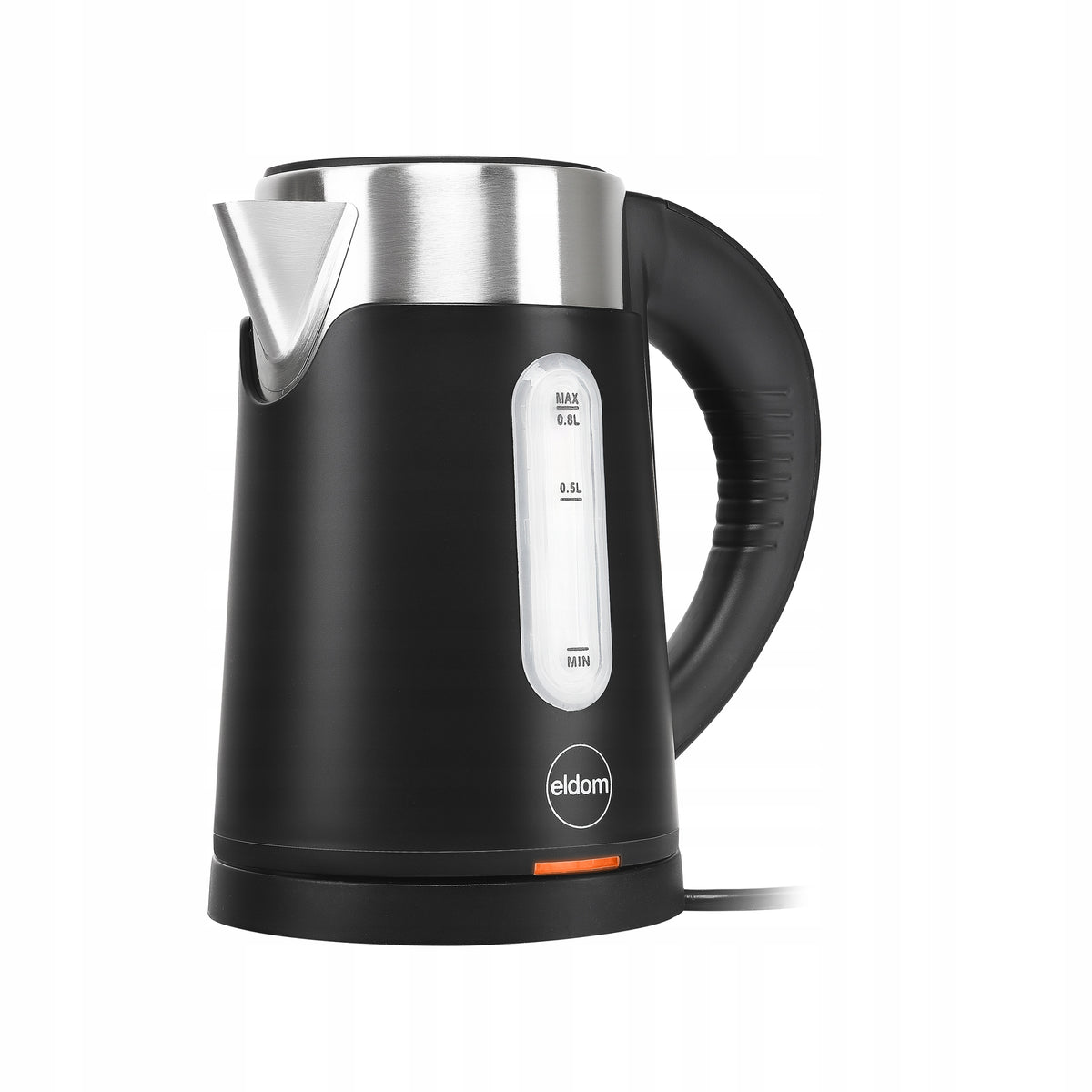 CORDLESS ELECTRIC KETTLE 0,8L BLACK SMALL TOURIST 1000W Manufacturer code C185