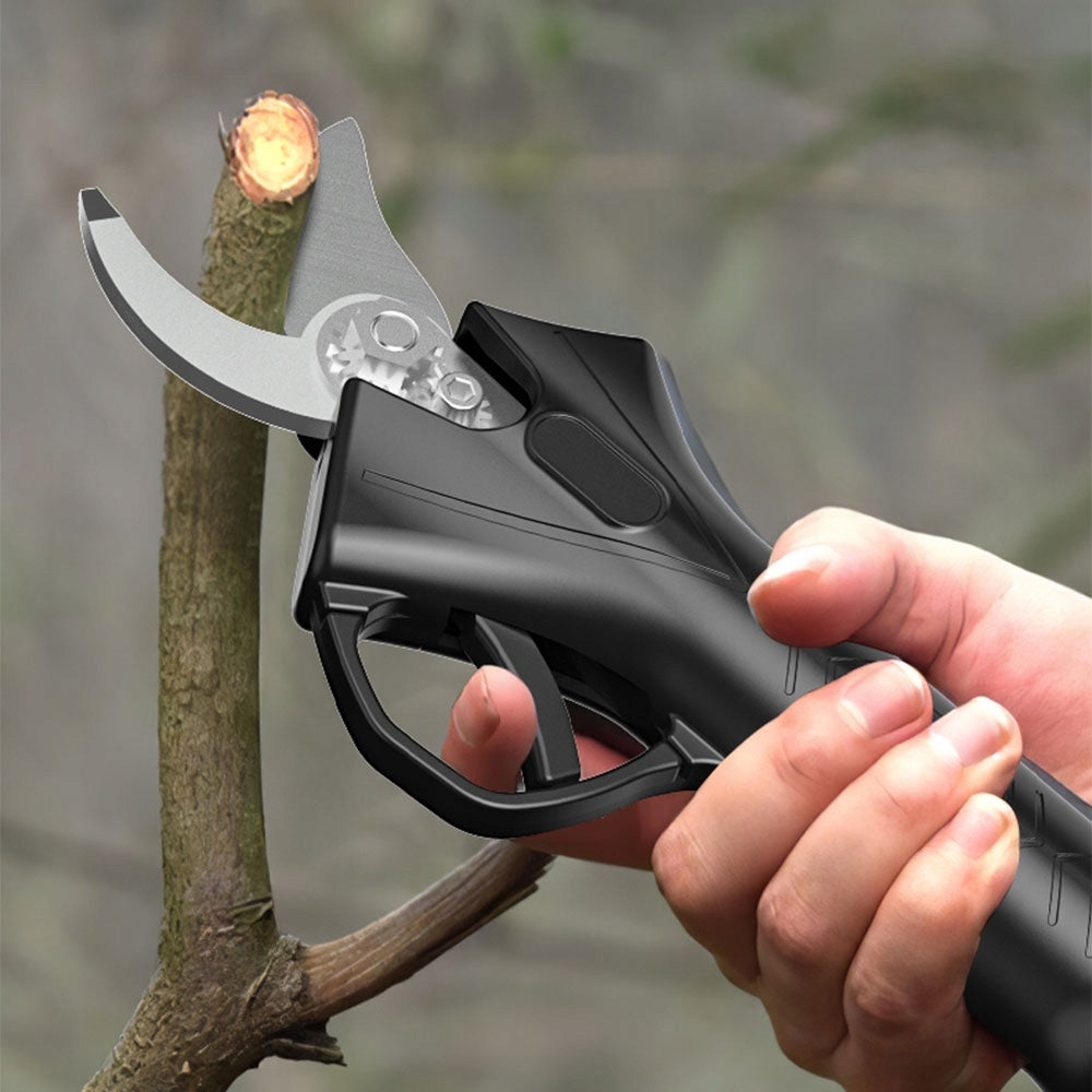 CORDLESS ELECTRIC PRUNER POWERFUL FOR GARDEN BRANCH 2X BATTERIES Power supply battery operated