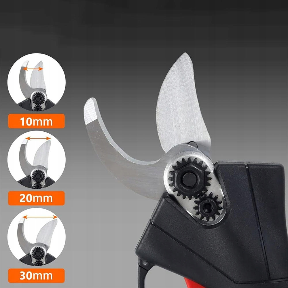 CORDLESS ELECTRIC PRUNER POWERFUL FOR GARDEN BRANCH 2X BATTERIES Working length 3 cm