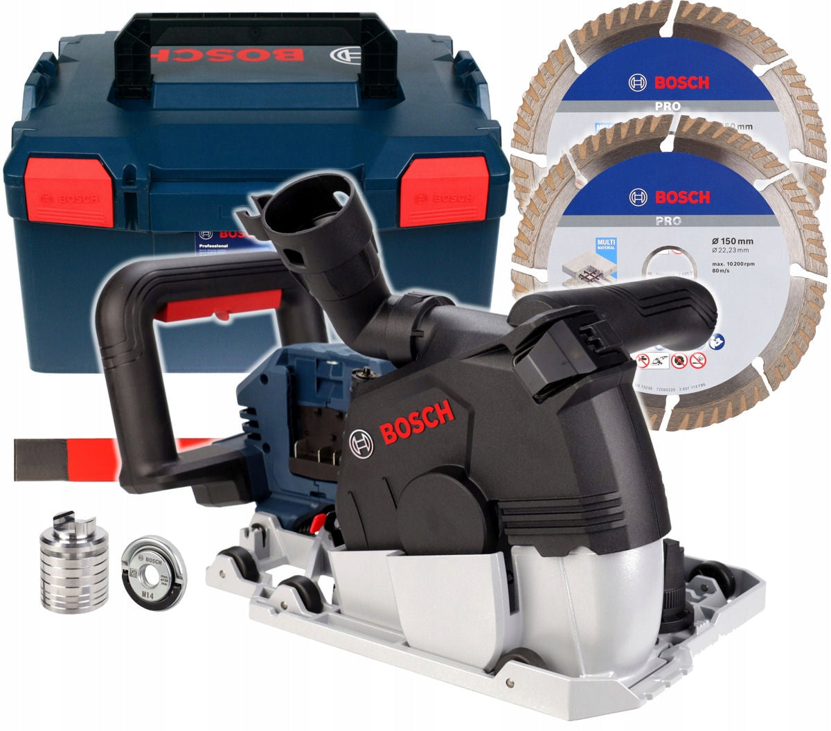 CORDLESS FURROW 18V 150mm GNF 18V-40 BOSCH + L-BOXX + 2 DISCS