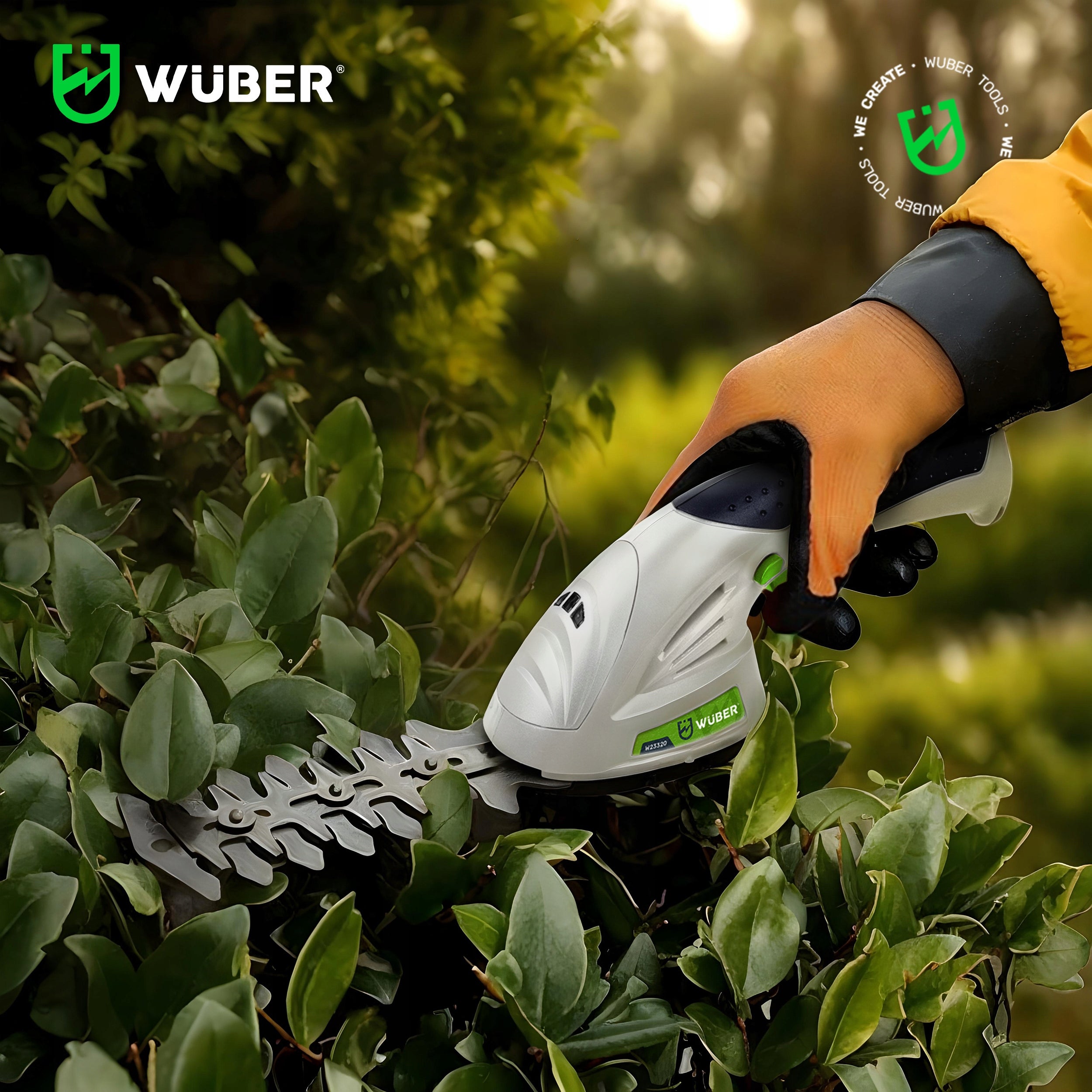 CORDLESS HEDGE GRASS SHEARS 2IN1 TRIMMER USB-C 120 MM +2xBLADE Packaging status original
