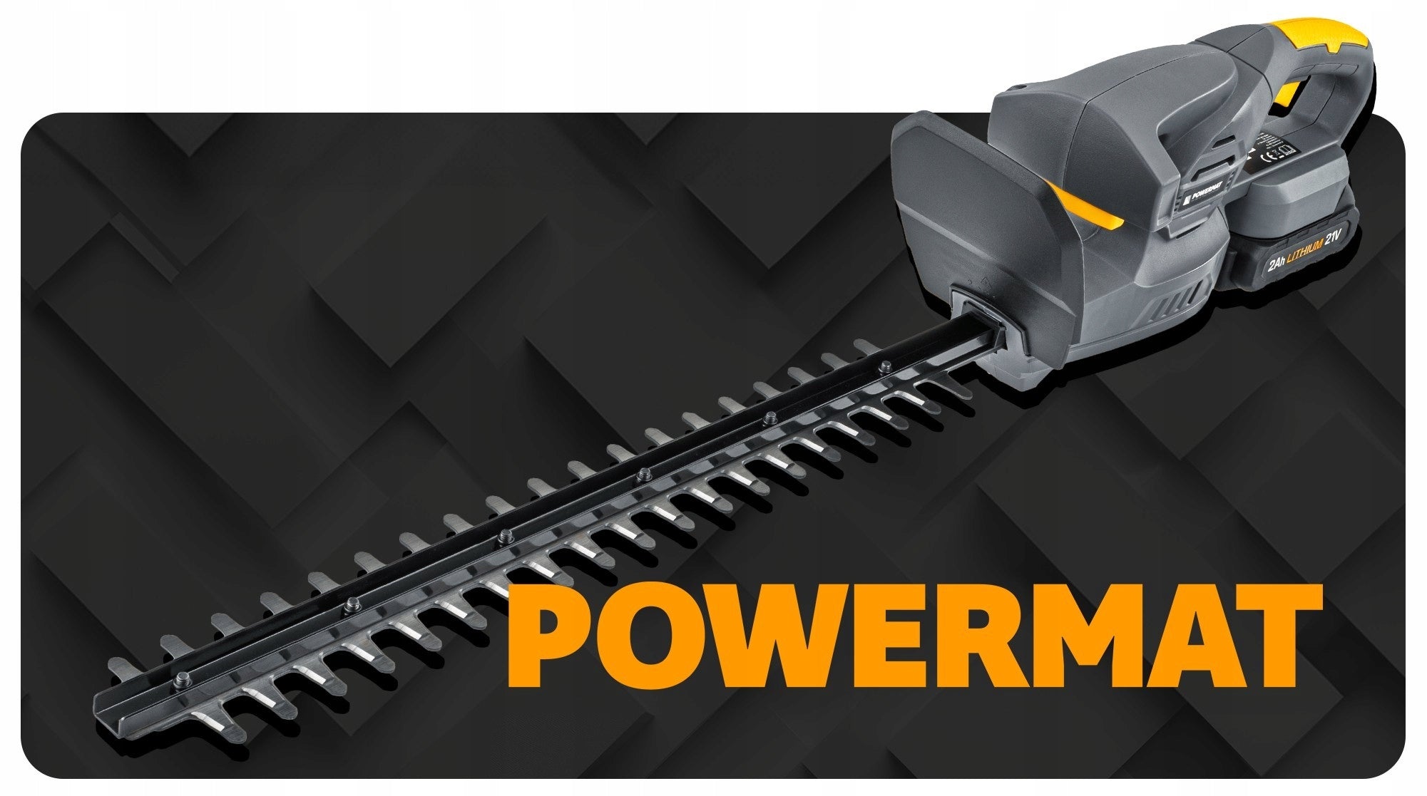 CORDLESS HEDGE TRIMMER BRANCH SHRUB 450MM 21V 2 X 2AH BATTERY Packaging status original