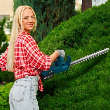 CORDLESS HEDGE TRIMMER BRUSHLESS 52cm 21V STRONG LIGHTWEIGHT Power supply battery operated