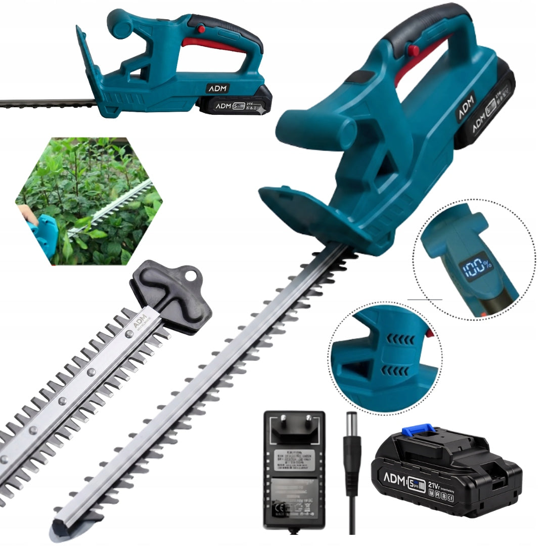 CORDLESS HEDGE TRIMMER BRUSHLESS 52cm 21V STRONG LIGHTWEIGHT