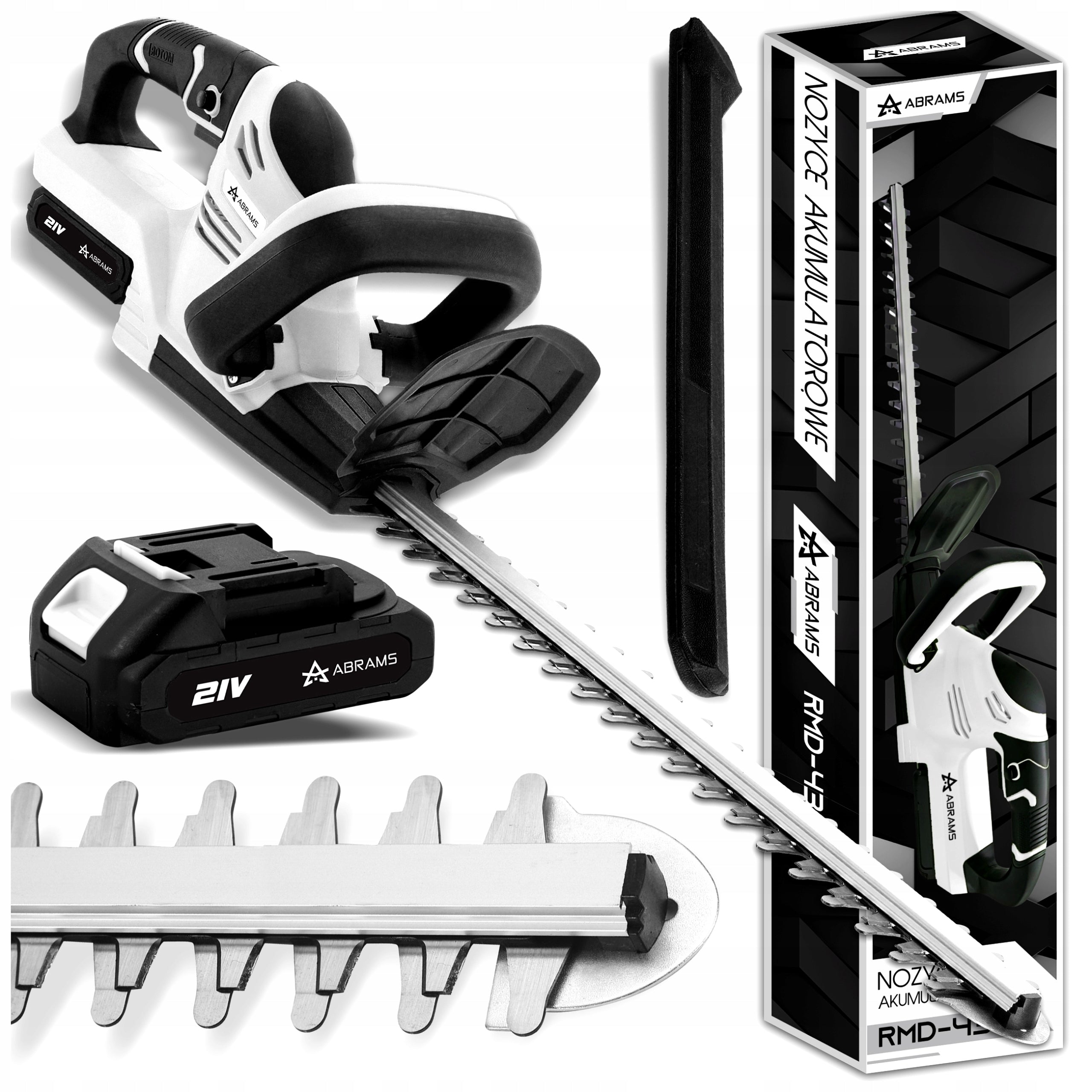 CORDLESS HEDGE TRIMMER SHRUB ELECTRIC SHEARS STRONG