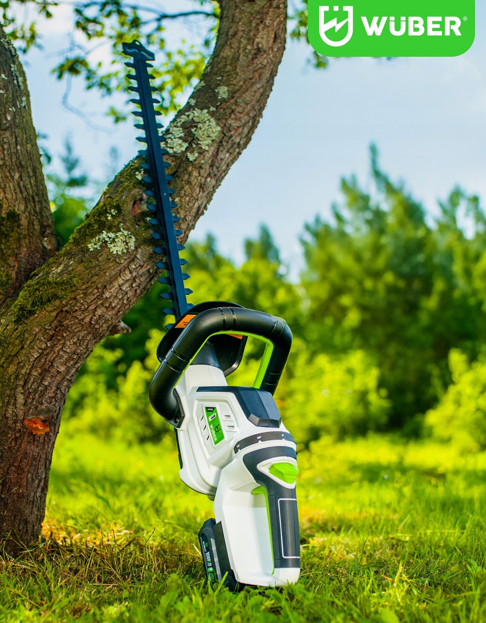 CORDLESS HEDGE TRIMMERS 2X TRIMMING BATTERY 50 CM WUBER Brand Wuber