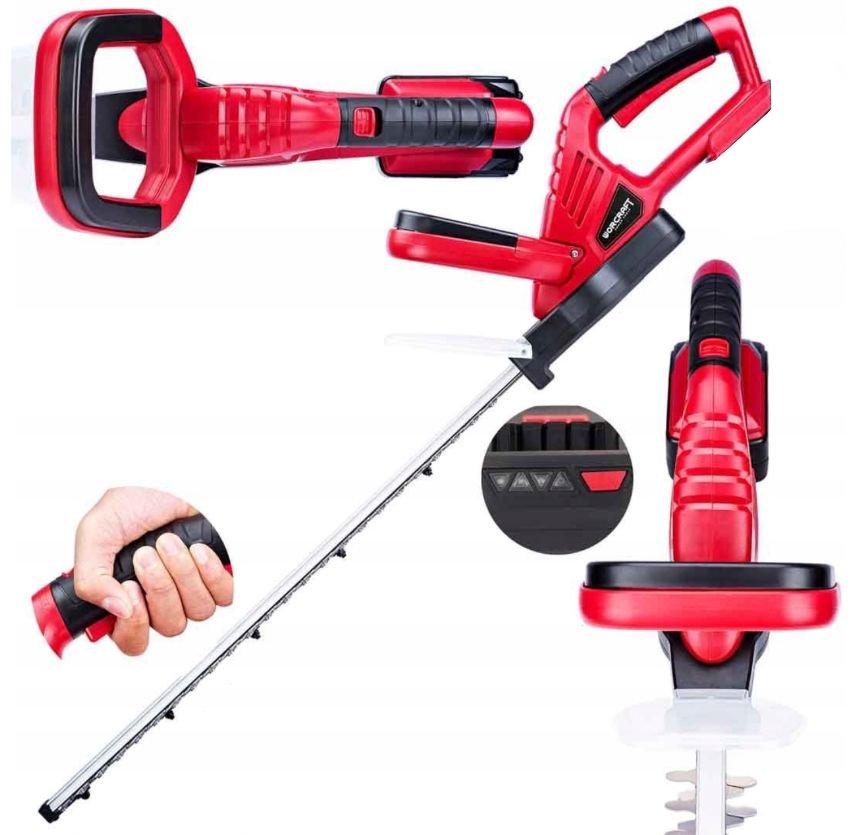 CORDLESS HEDGE TRIMMERS FOR SHRUB BRANCHES PRUNING SHEAR 510MM WORCRAFT