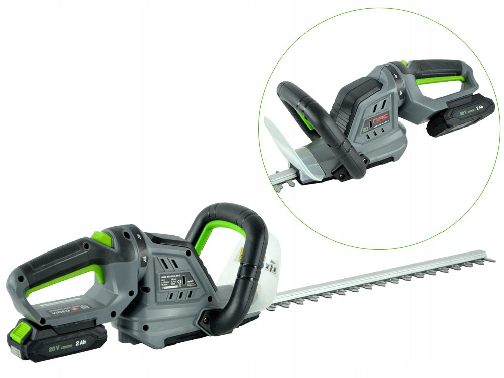 CORDLESS HEDGE TRIMMERS NAC 20 V BLADE 45 CM ROTATING HANDLE Packaging status original