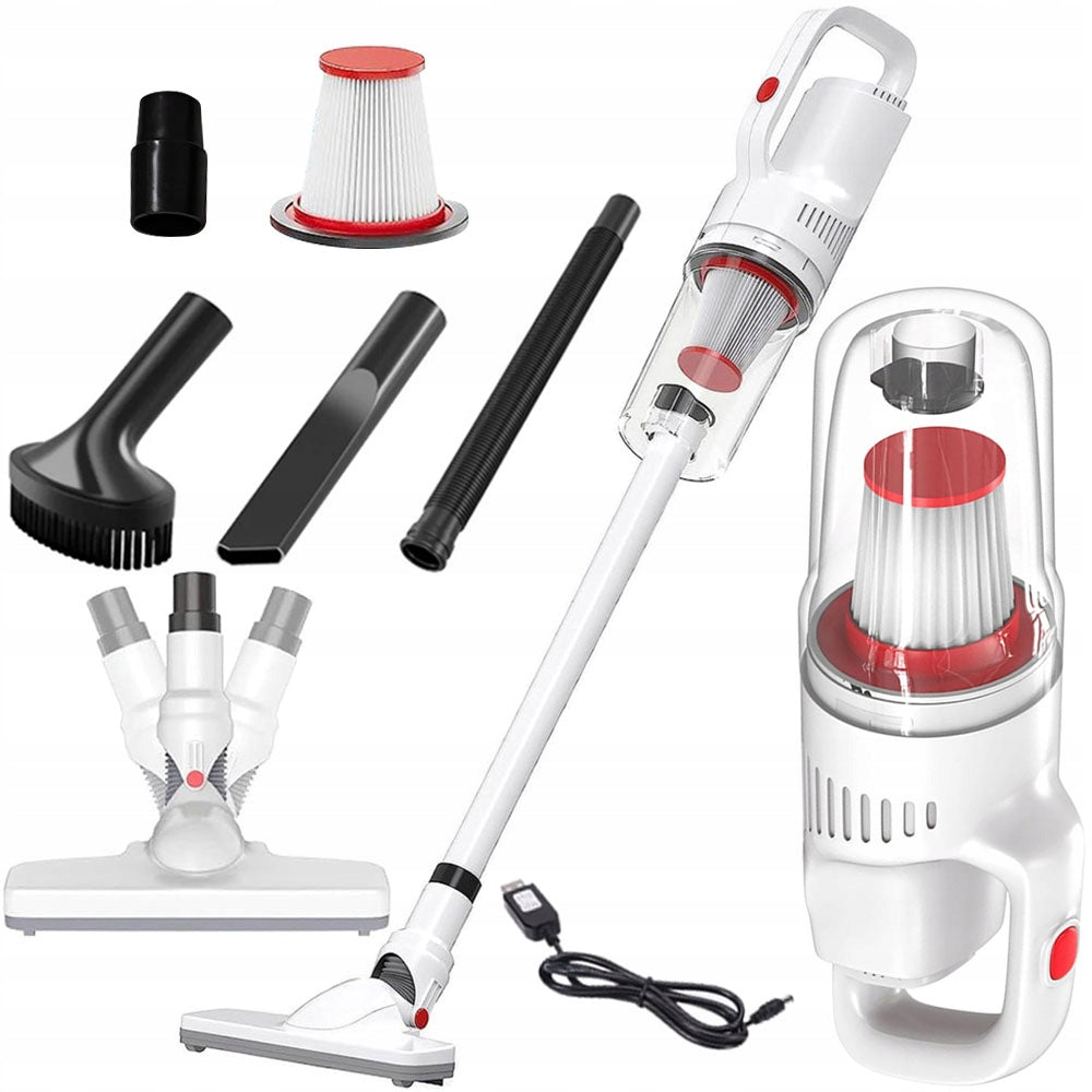 CORDLESS HOME CAR VACUUM CLEANER 120IN2 BATTERIES HEPA SET 11PCS
