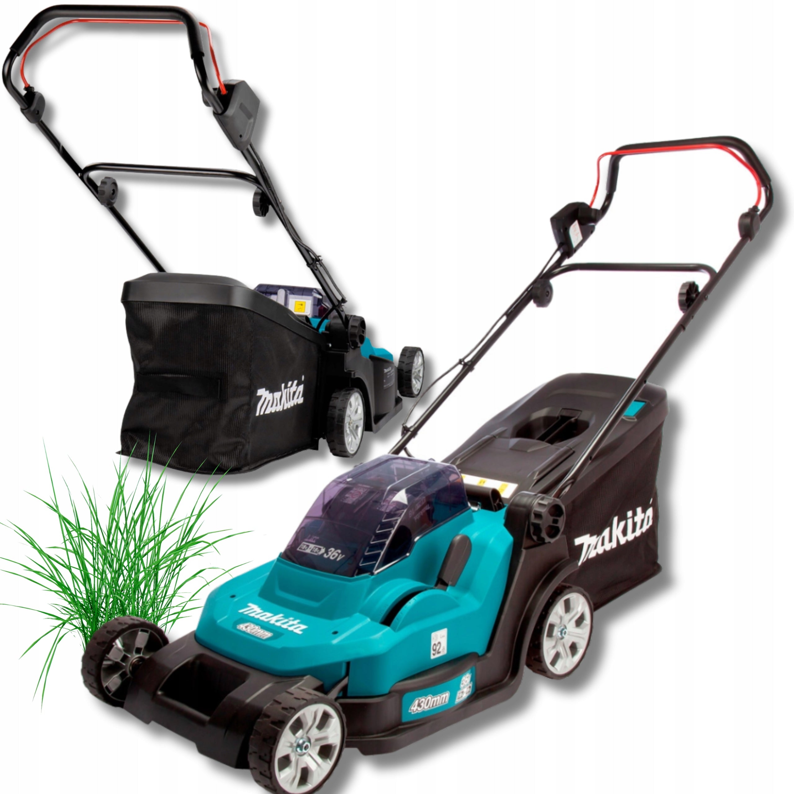 CORDLESS MOWER MAKITA STRONG 2x18V DLM432Z 18V LXT 43CM/ BODY