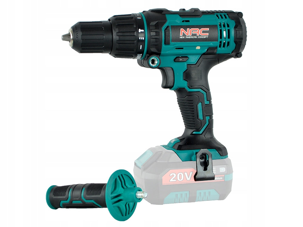 CORDLESS NAC DRILL/DRIVER WITH IMPACT 20 V 2 GEARS BODY HANDLE Manufacturer code 40268