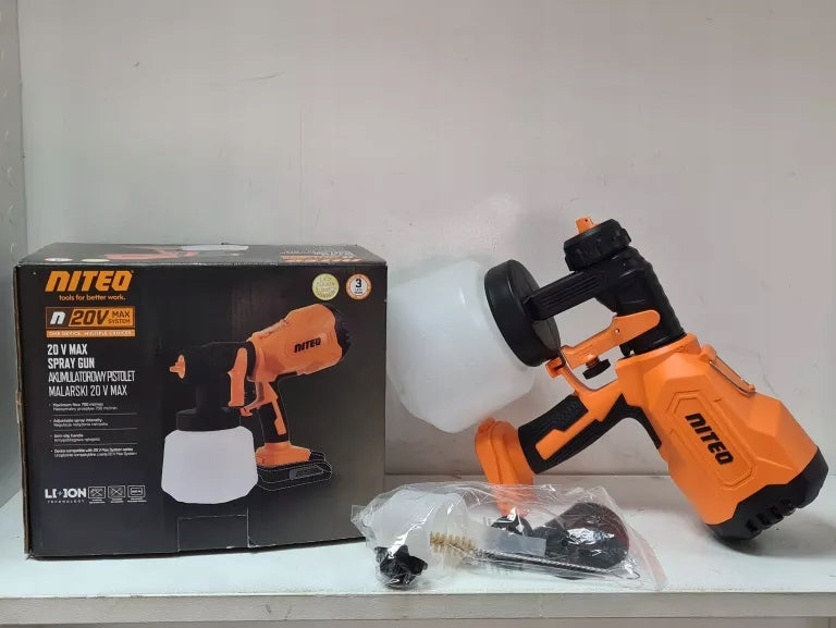 CORDLESS PAINT GUN NITEO TOOLS IN A BOX Manufacturer code 20VSG0253-25