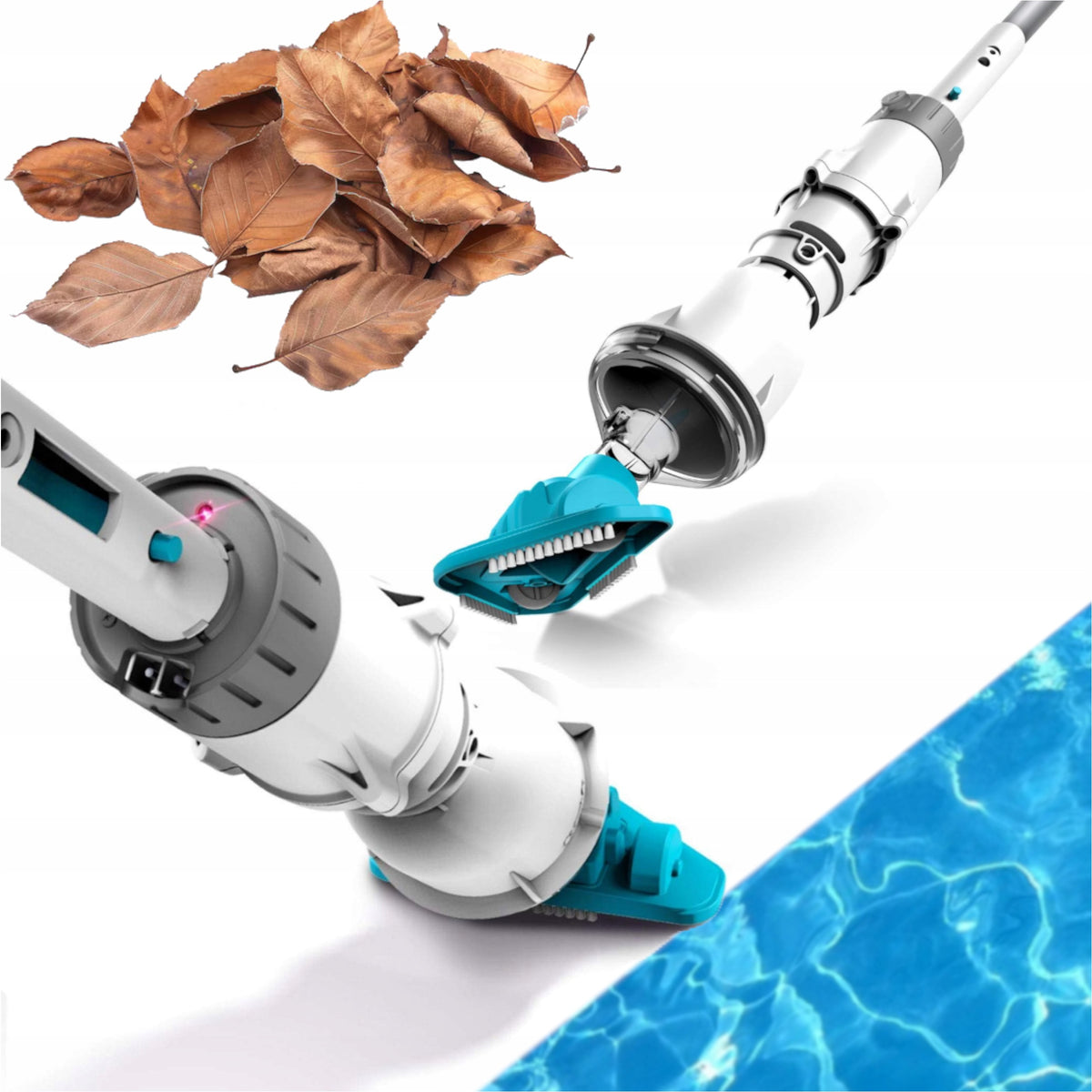 CORDLESS POOL BOTTOM VACUUM CLEANER AUTOMATIC ROBOT WITHOUT PUMP