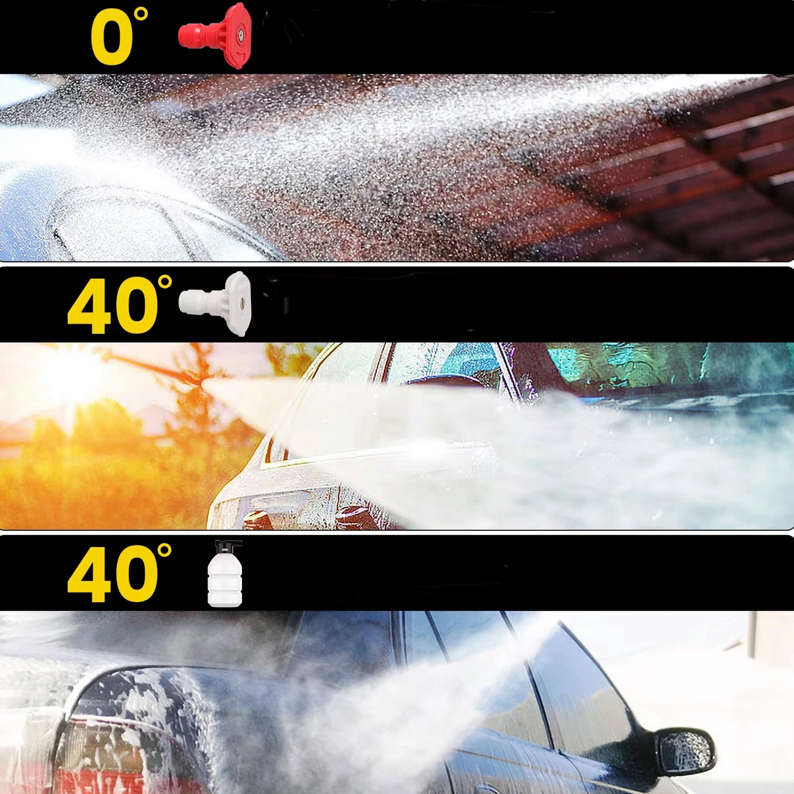 CORDLESS PRESSURE WASHER 65 BAR 2X AKU 21V FOAMER 850W SUITCASE Model 5907419769526