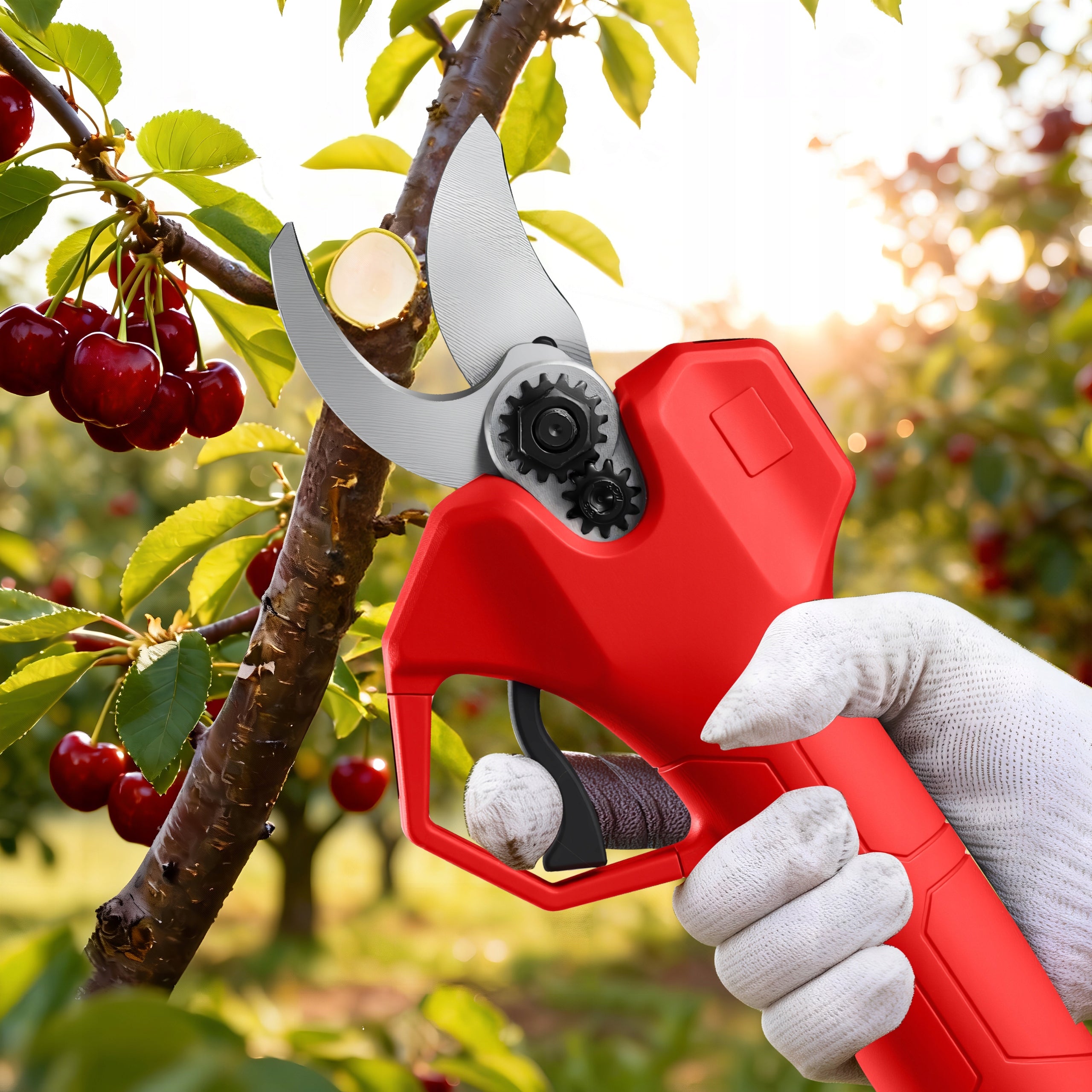 CORDLESS PRUNER ELECTRIC GARDEN SHEARS 2xAKU 30mm SK-5 Brand Delphi tools