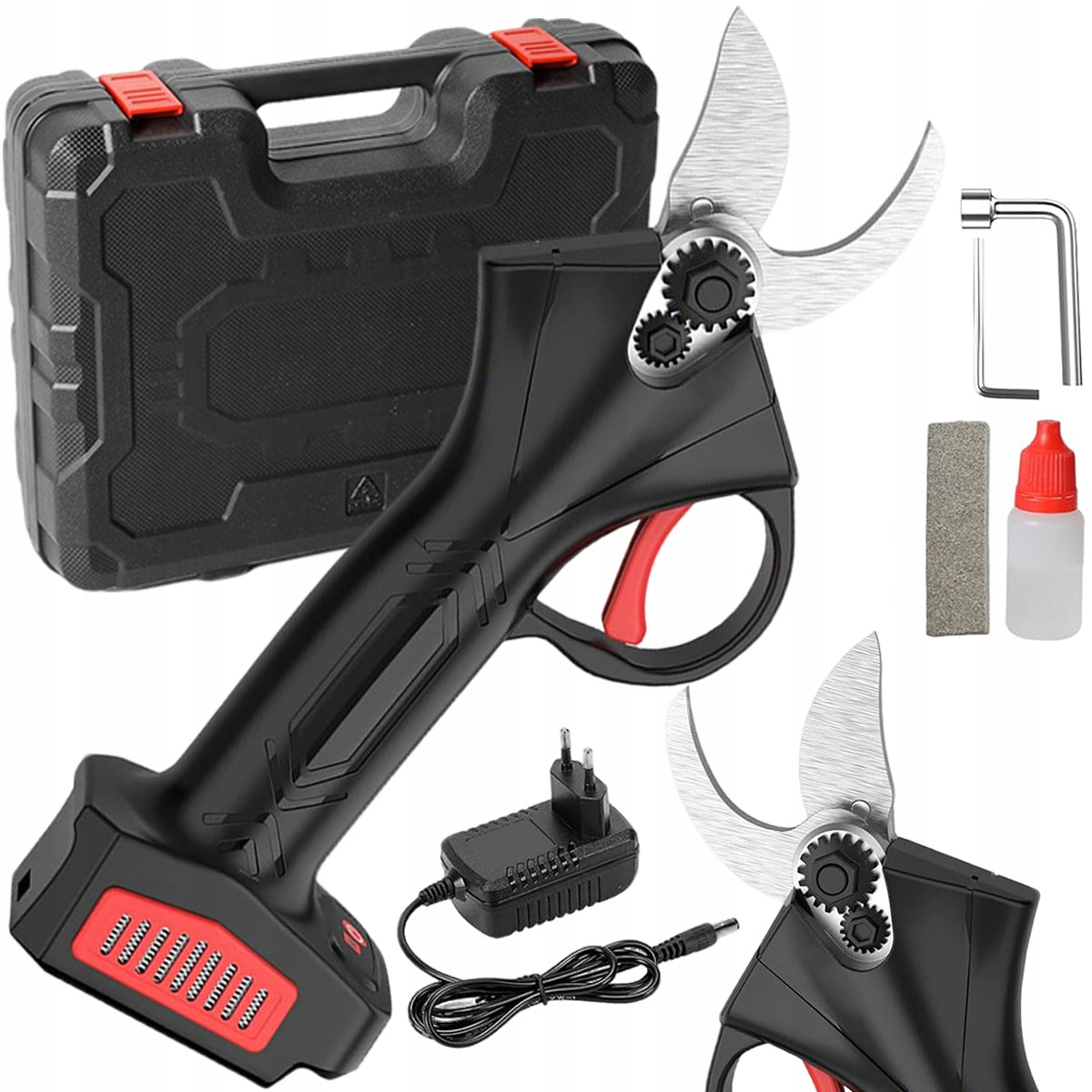 CORDLESS PRUNER FOR TREE BRANCH SHRUBS HEDGE TRIMMER 21V STRONG