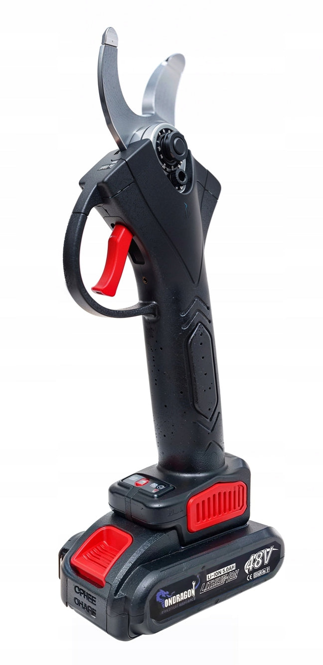 CORDLESS PRUNER FOR TREE BRANCH SHRUBS HEDGE TRIMMER 48V STRONG Product weight with unit packaging 2 kg