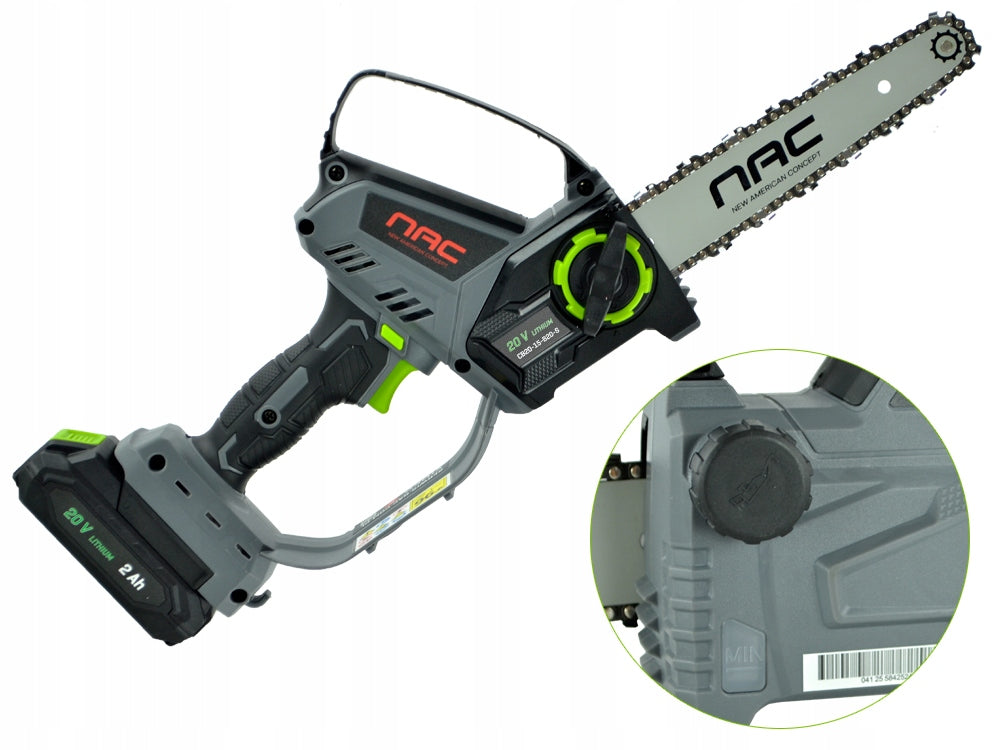CORDLESS SAW FOR BRANCH NAC 20 V 2 Ah LUBRICATING PUMP 15,2 CM EAN (GTIN) 5902601121526