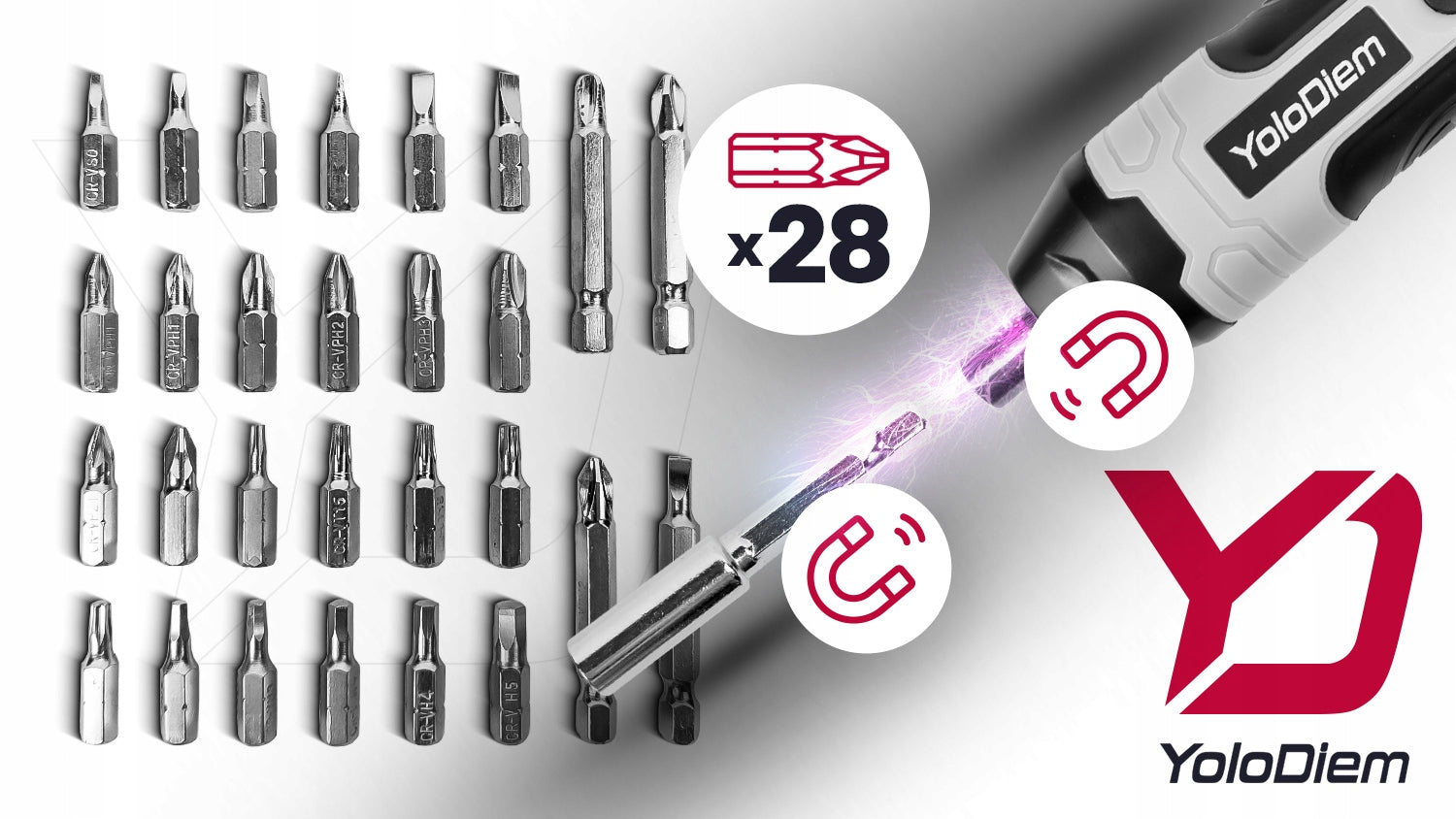 CORDLESS SCREWDRIVER ELECTRIC SCREWDRIVER 4 Modes 28 Bits Suitcase SET Manufacturer code Wkrętak Elektryczny Śrubokręt Akumulatorowy