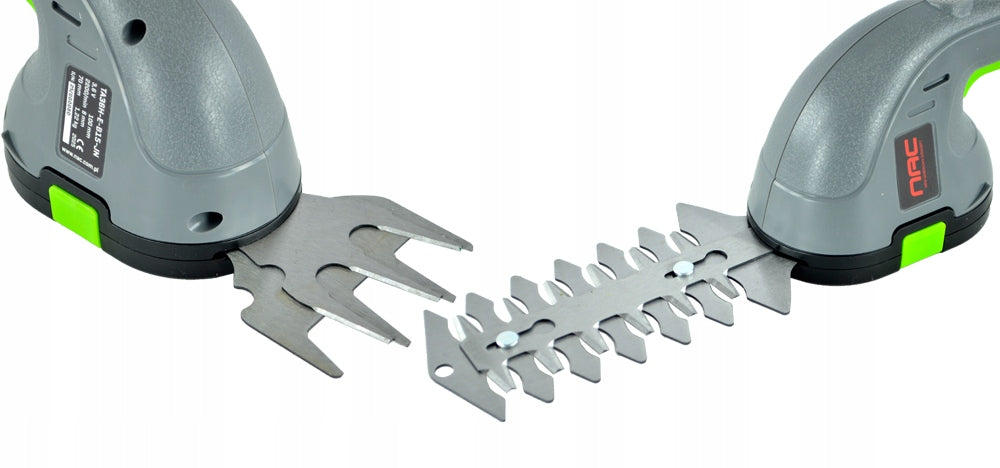 CORDLESS SHEARS FOR GRASS AND SHRUBS NAC WITH ADDITIONAL HANDLE 1.5 Ah 3,6 V Manufacturer code 40104