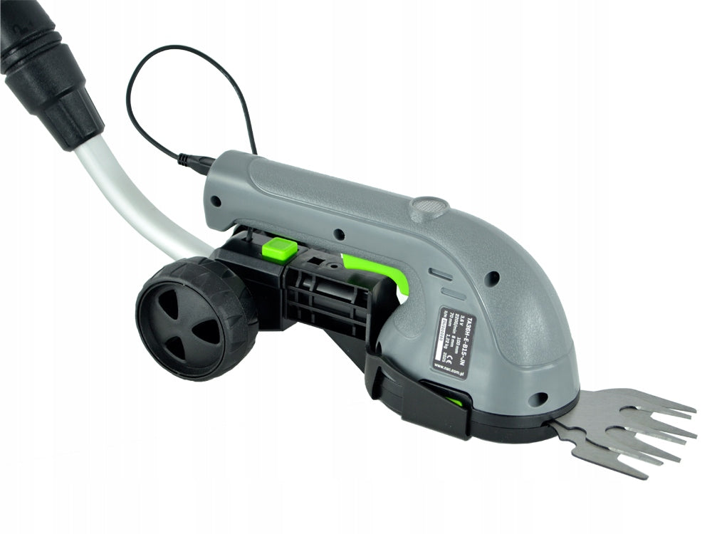 CORDLESS SHEARS FOR GRASS AND SHRUBS NAC WITH ADDITIONAL HANDLE 1.5 Ah 3,6 V Power supply battery operated