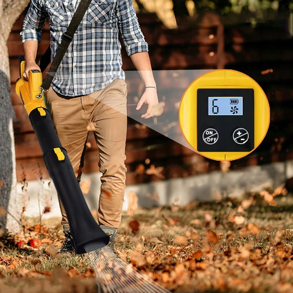 CORDLESS SNOW LEAF BLOWER GARDEN DEHUMIDIFICATION 21V 5.2AH 240KM/H Power 400 W