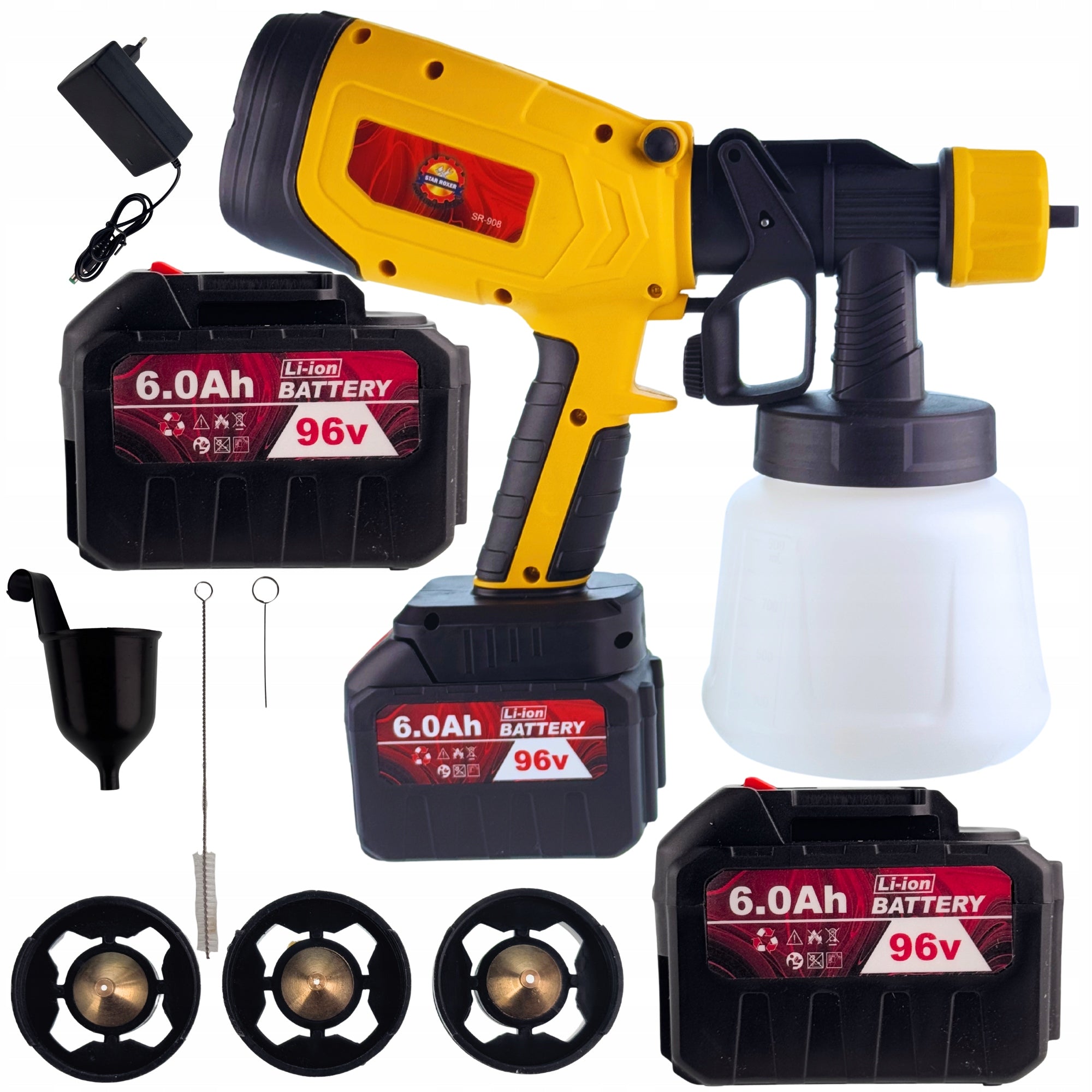 CORDLESS SPRAY GUN ELECTRIC PAINT GUN 1000ML