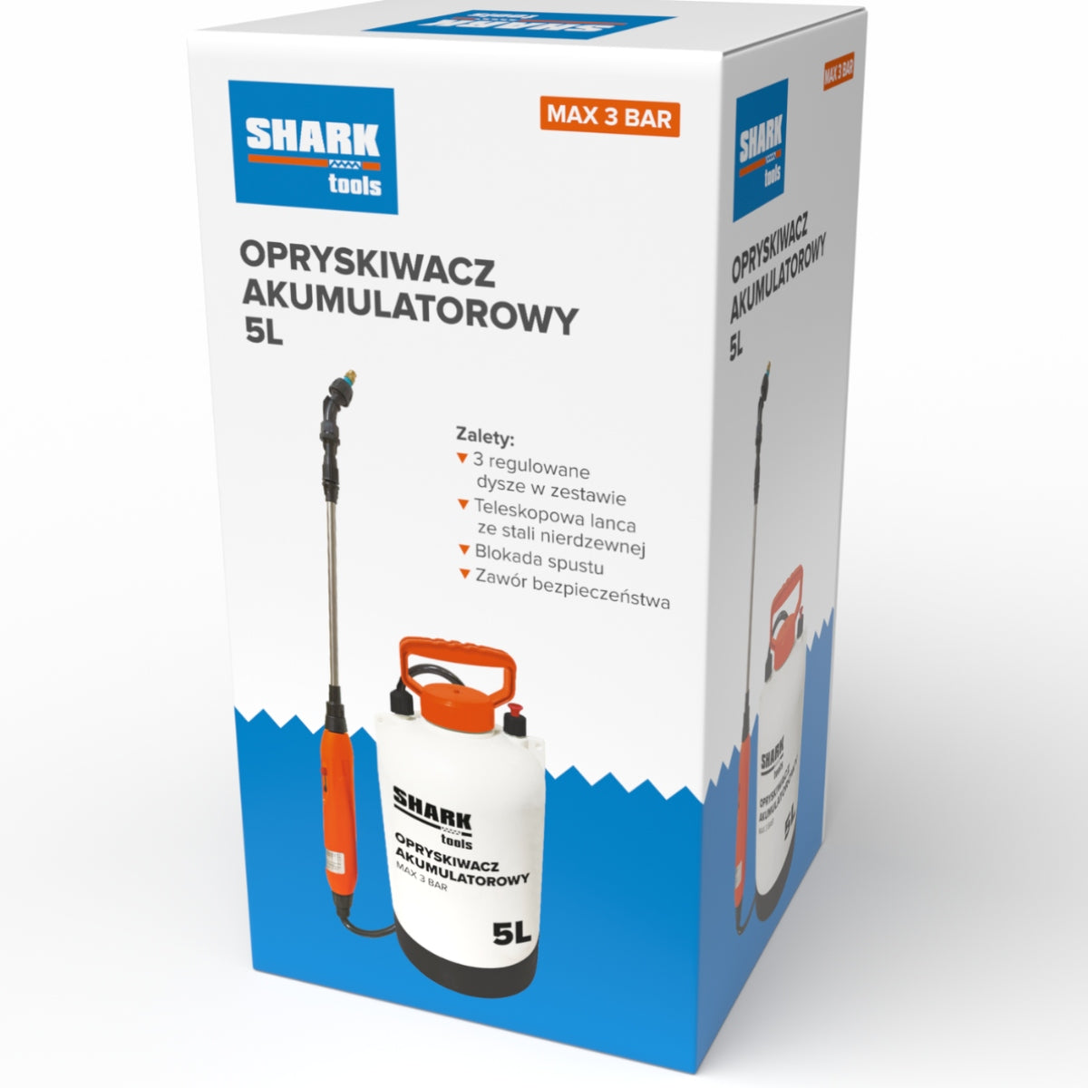 CORDLESS SPRAYER 5L PRESSURE LANCE PLANT SPRAYER Packaging status original