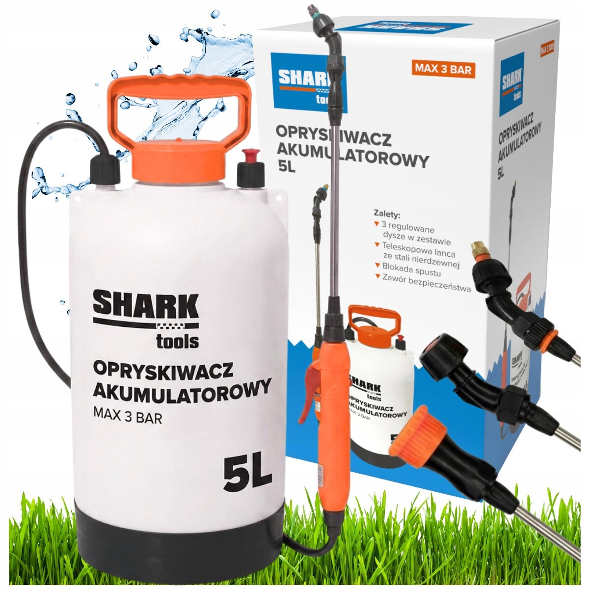 CORDLESS SPRAYER 5L PRESSURE LANCE PLANT SPRAYER