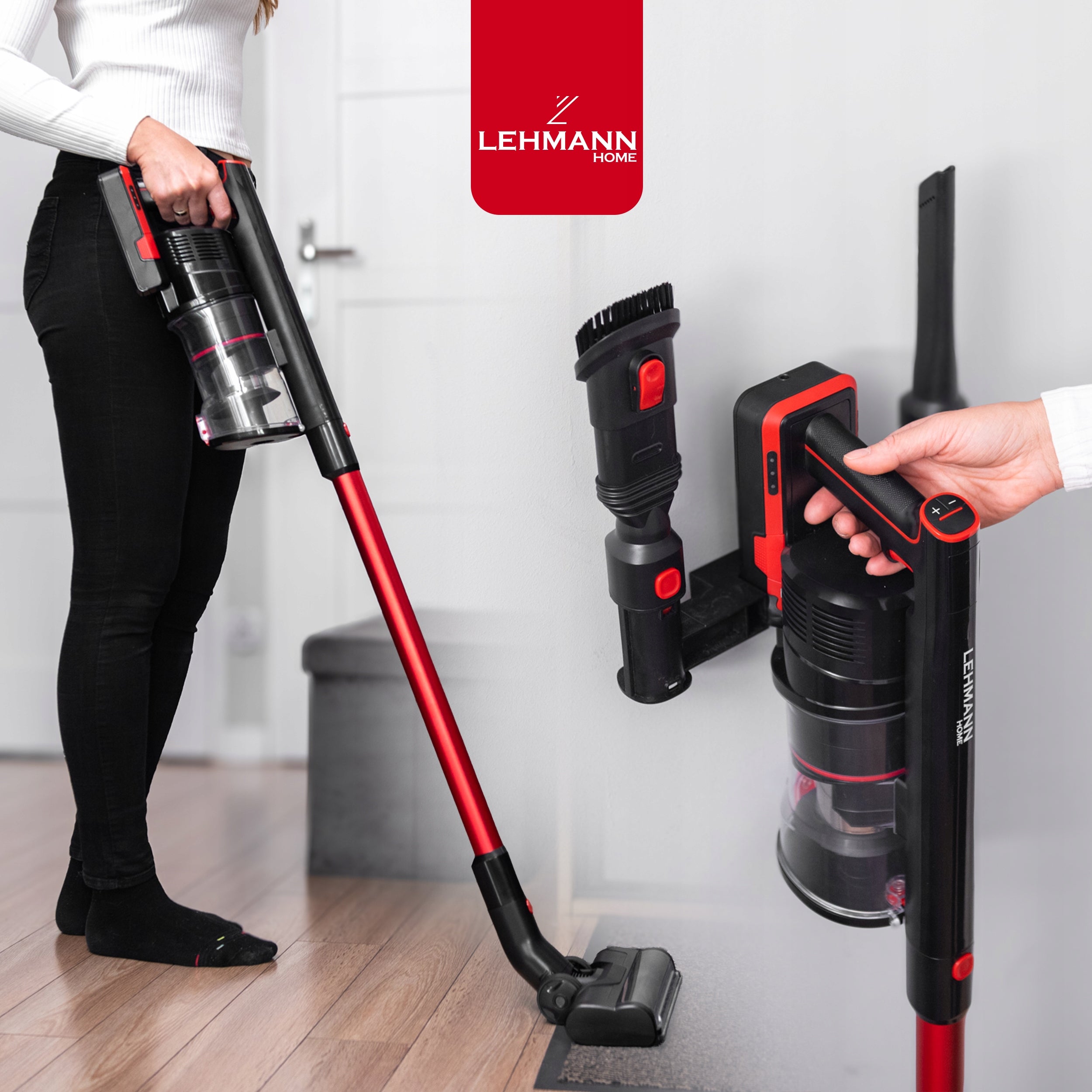 CORDLESS UPRIGHT CORDLESS VACUUM CLEANER POWERFUL 450W MANUAL LEHMANN Packaging status original