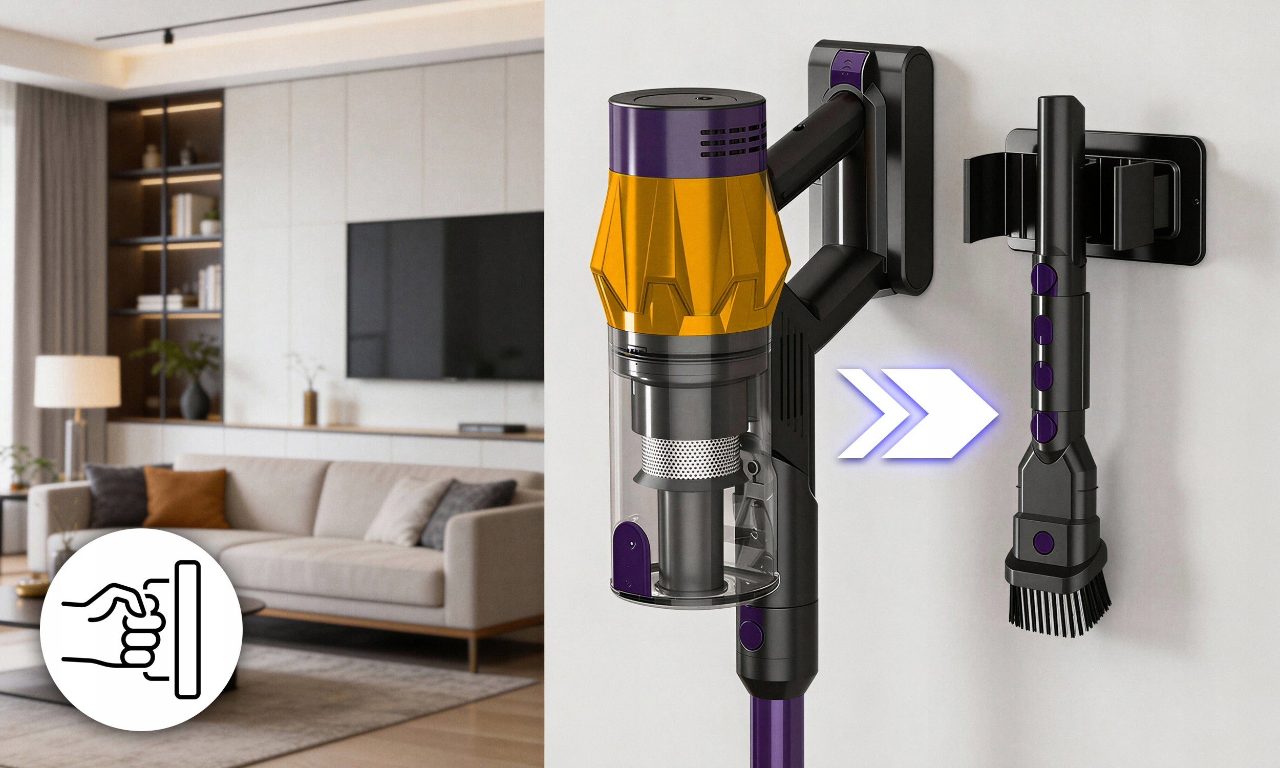 CORDLESS UPRIGHT CORDLESS VACUUM CLEANER POWERFUL 550W MANUAL Power supply rechargeable battery