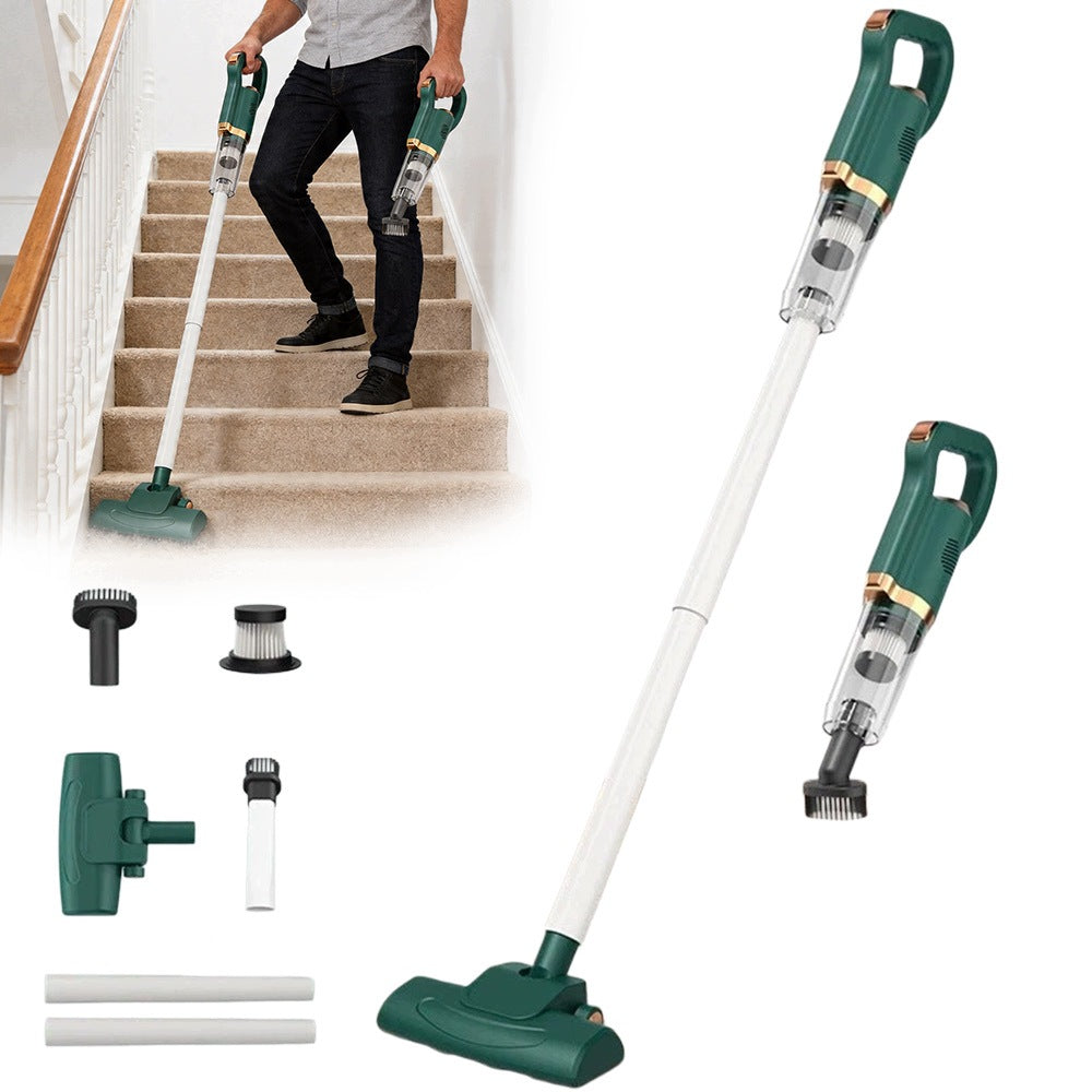 CORDLESS UPRIGHT HANDHELD VACUUM CLEANER POWERFUL 8500PA 75W GREEN Packaging status original