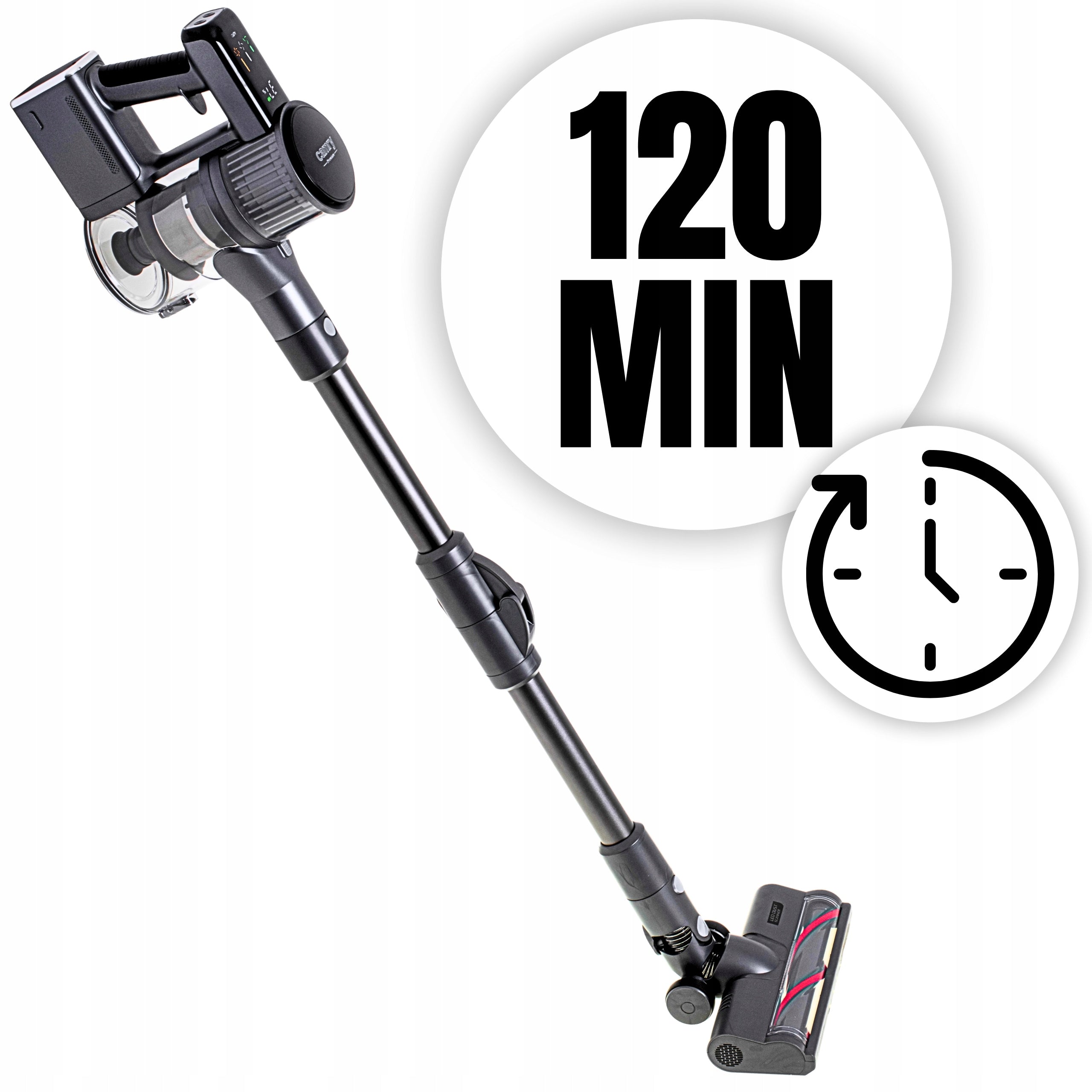 CORDLESS VACUUM CLEANER CORDLESS POWERFUL HANDHELD 2 BATTERIES 120MIN Packaging status original