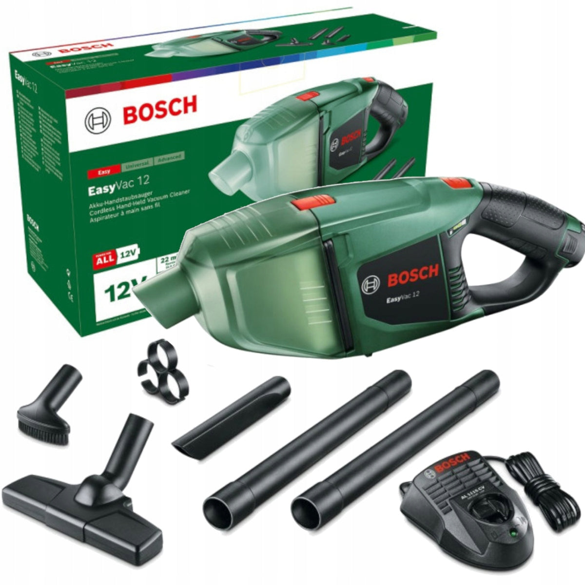 CORDLESS VACUUM CLEANER EASY VAC 12 + 2,5 AH BOSCH 06033D0001