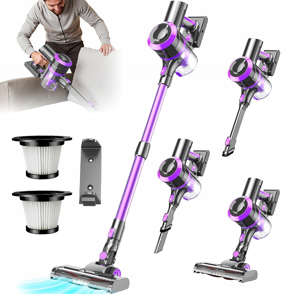 CORDLESS VACUUM CLEANER HANDHELD VACUUM CLEANER WITH LED LIGHT 400 W/30 KPA