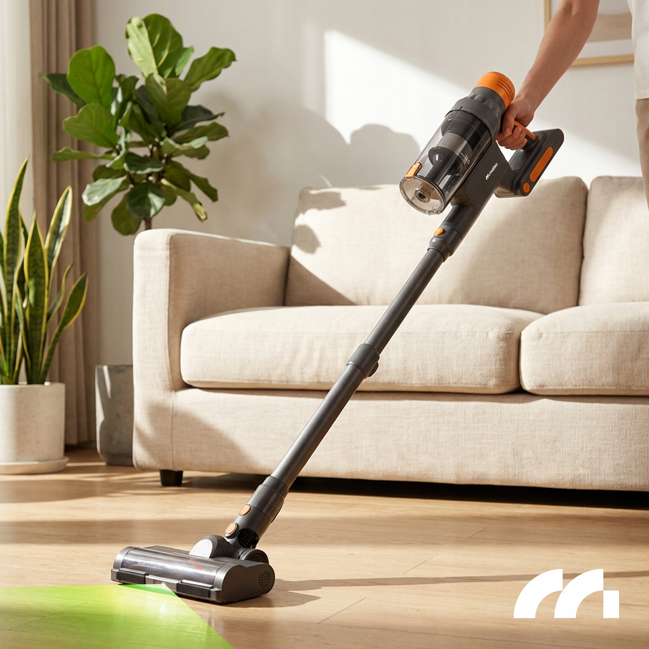 CORDLESS VACUUM CLEANER UPRIGHT BAGLESS LED ELECTROBRUSH 3IN1 500W Packaging status original