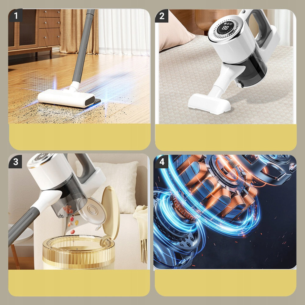 CORDLESS VACUUM CLEANER VERTICAL FLOOR CLEANING CORDLESS HANDHELD 2IN1 Brand no brand