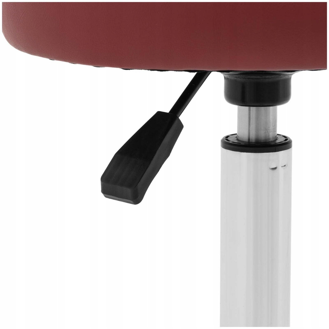 COSMETIC CHAIR ADJUSTABLE MOBILE BURGUNDY Seat width 35 cm