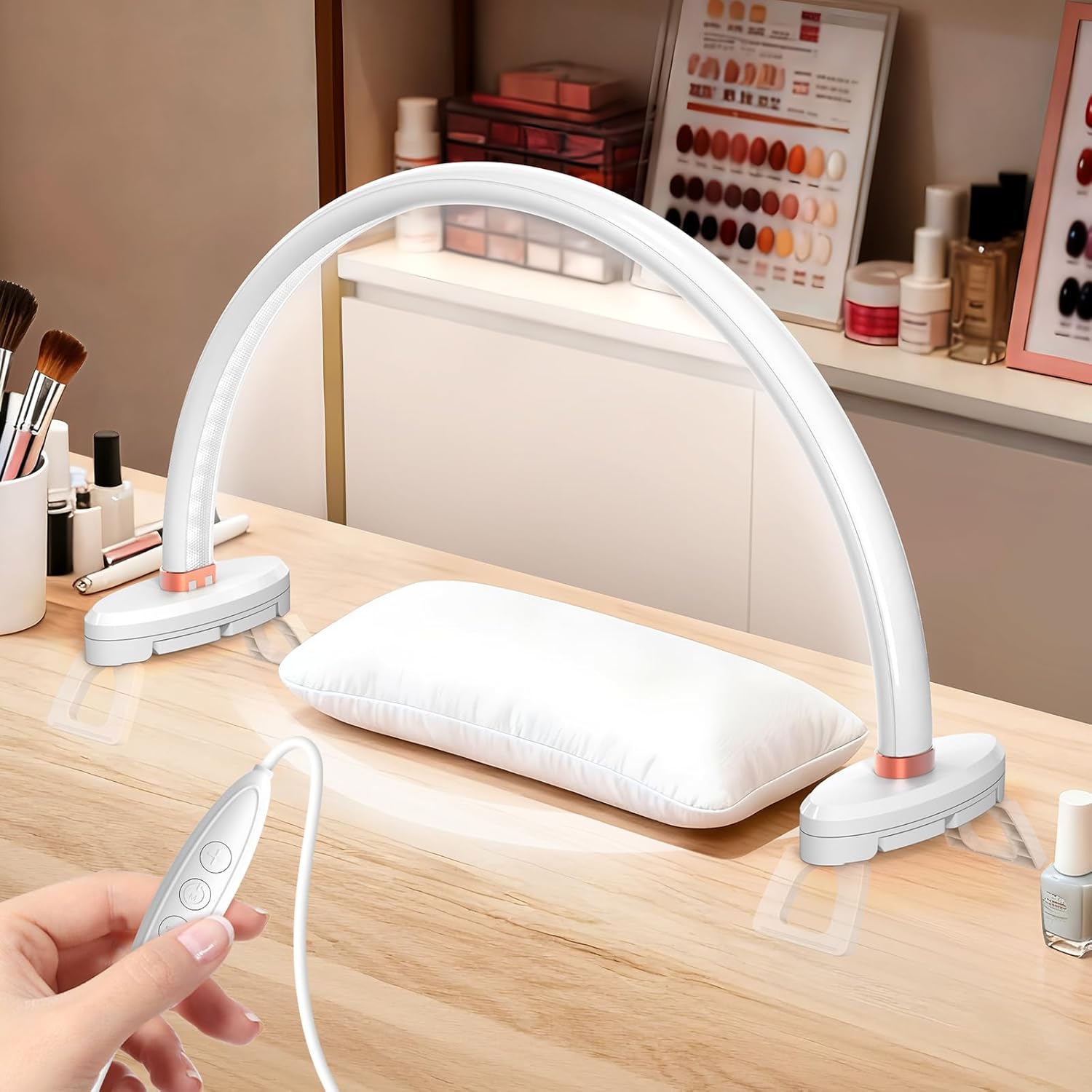 COSMETIC LAMP LED ARCH FOR DESK 3 KINDS OF COLOR BRIGHTNESS ADJUSTMENT Brand no brand