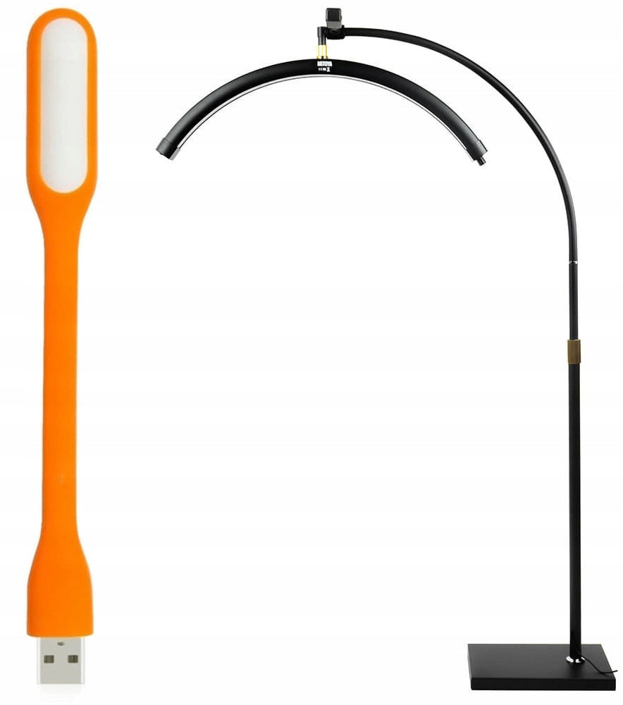COSMETIC LAMP MITOYA LED MOONLIGHT 2700-5600K ON A TRIPOD (BLACK)