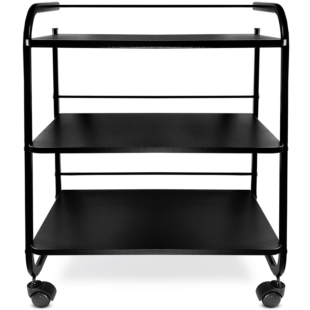 COSMETIC TABLE HELPER THREE SHELVES CIRCLES BLACK Brand Multico
