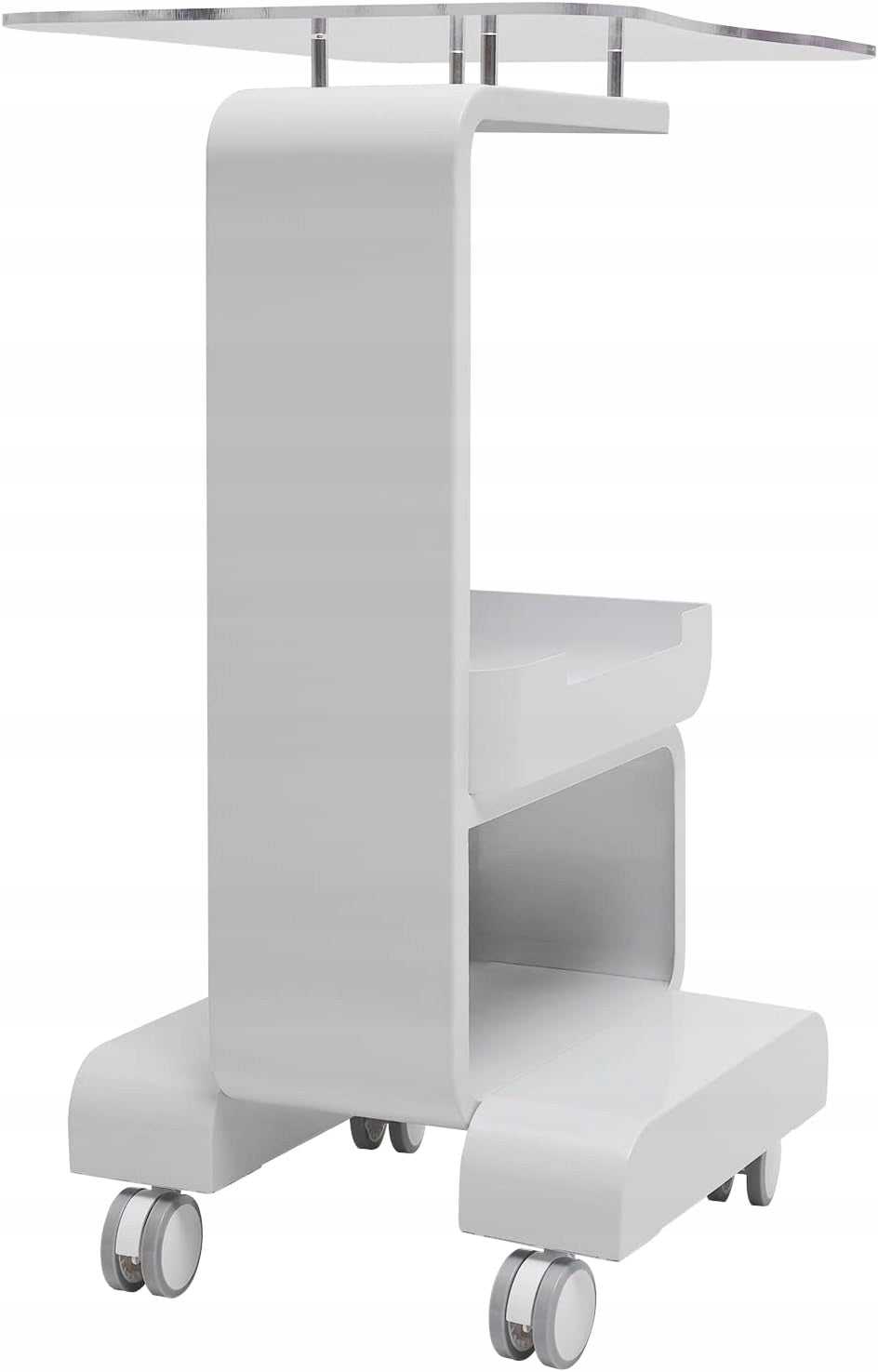 COSMETIC TROLLEY ON WHEELS MOBILE STORAGE BASKET MODERN Brand no brand