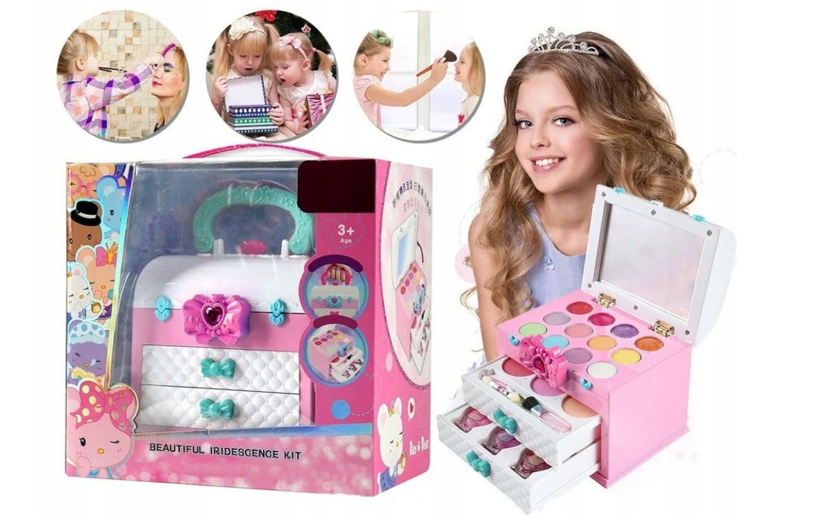 COSMETICS CASE MAKEUP AND NAIL SET CHILDREN GIFT IN THE CASE